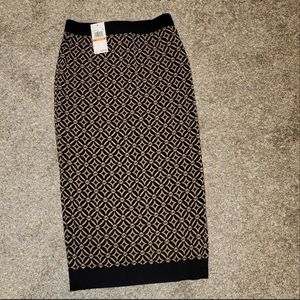 NWT Michael Kors knit midi skirt